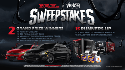 G FUEL x Venom Sweepstakes!