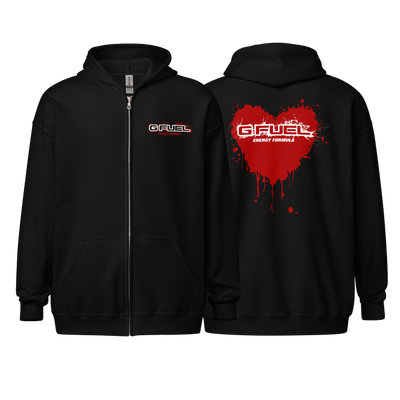 G FUEL| Deadly Attraction Zip-Up Hoodie Black S 4101216_17295