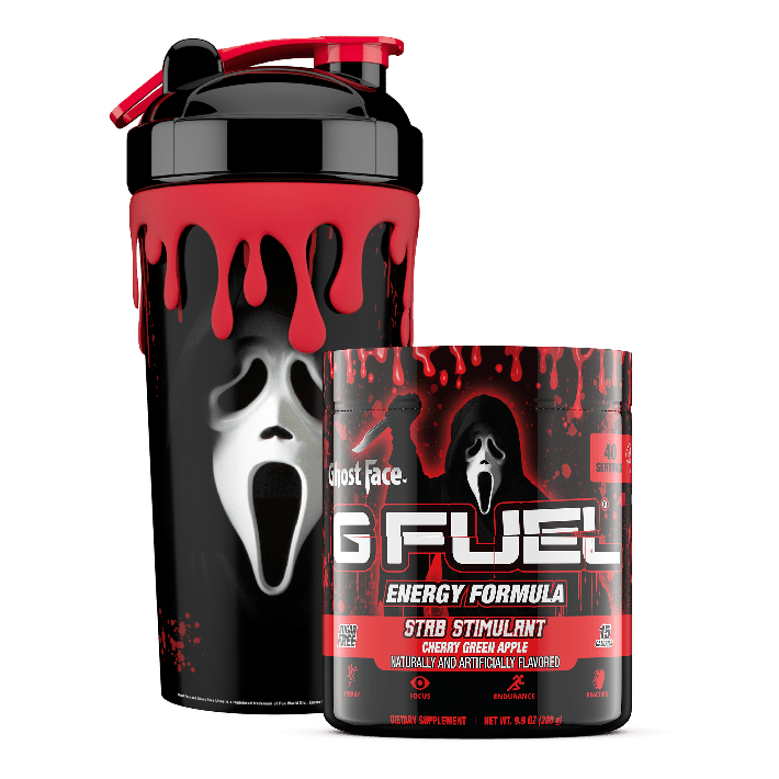 Tik Tok Shop| G FUEL x GHOST FACE® Stab Stimulant Powered Energy Formula Bundle Bundle (Tubs) 