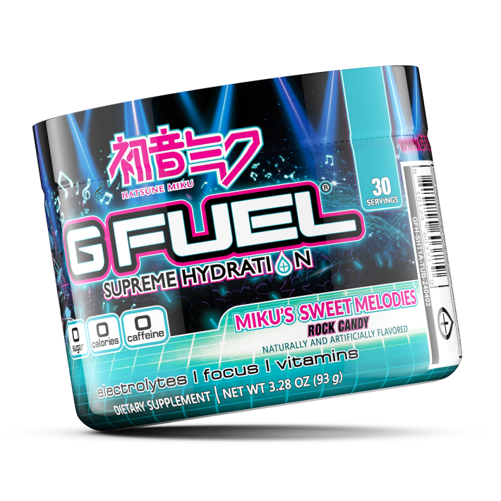 G FUEL| Miku's Sweet Melodies Supreme Hydration Stage Exclusive Hydration Tub 