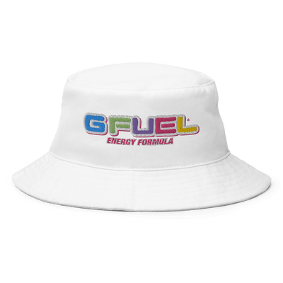 G FUEL| Pastel Drip Bucket Hat White 8938707_10734