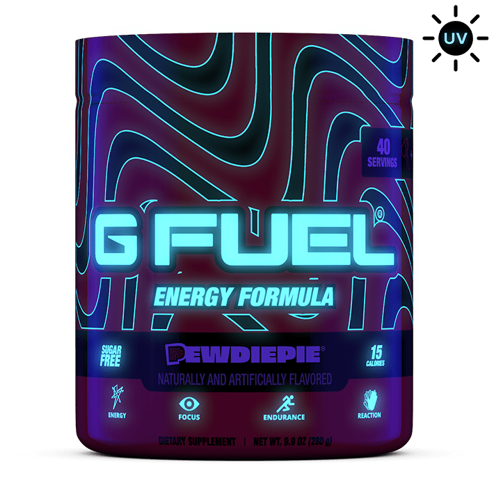 G FUEL| PewDiePie Black Light Edition Tub 