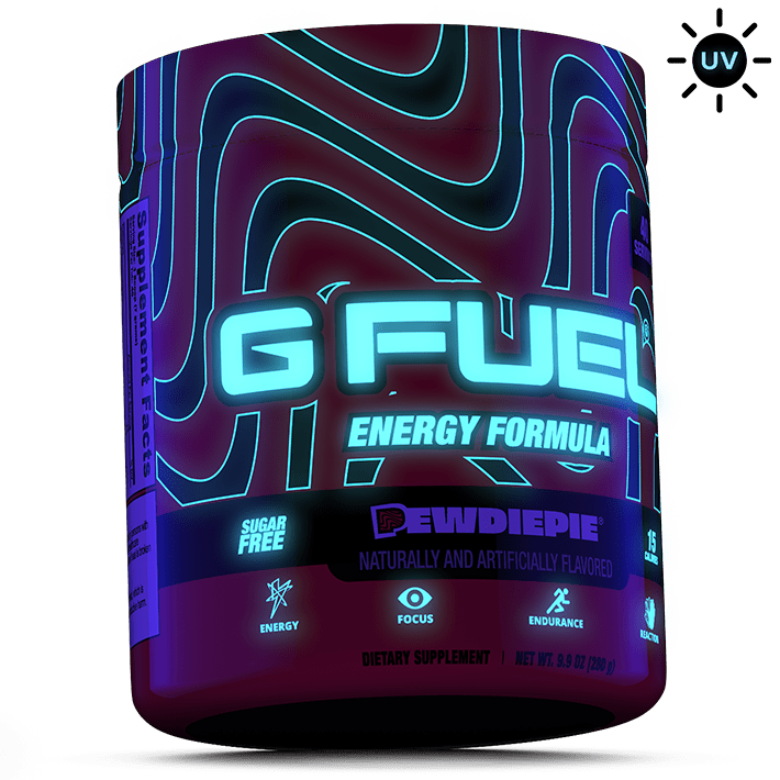 G FUEL| PewDiePie Black Light Edition Tub 