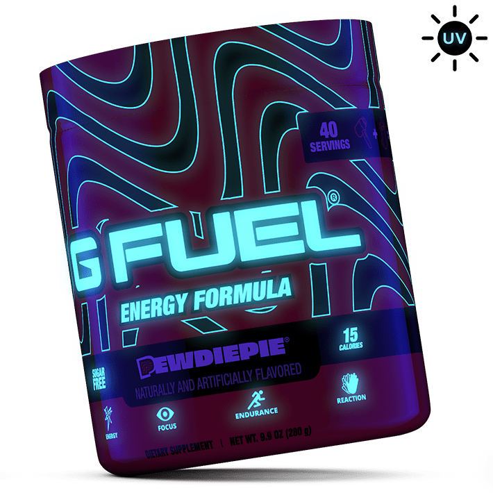 G FUEL| PewDiePie Black Light Edition Tub 