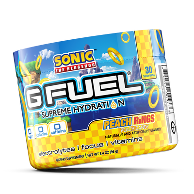 G FUEL| Sonic's Peach Rings Supreme Hydration Hydration Tub 