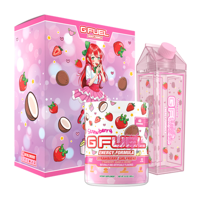 G FUEL| Strawberry GF Collector's Box Tub (Collectors Box) 