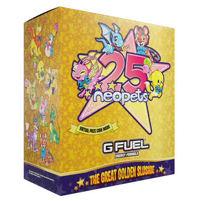 G FUEL| The Great Golden Slushie Collector's Box Tub (Collectors Box) 