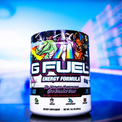 G FUEL| The Ultimate Murdercorn Sour Rainbow Candy Tub 