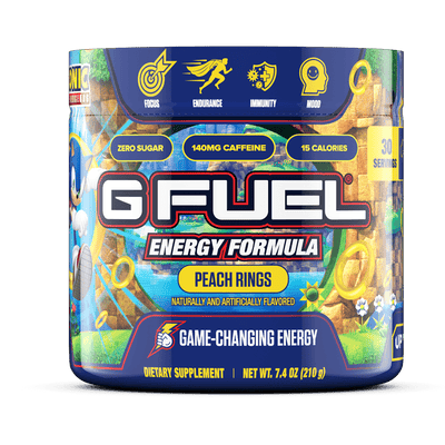 G FUEL| 30 Serving Tub Tub Peach Rings 30-GTB-PR1