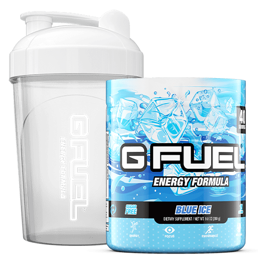 G FUEL| Blue Ice Bundle (Tub + Shaker Cup) Bundle (Tubs) 