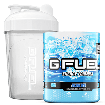 G FUEL| Blue Ice Bundle (Tub + Shaker Cup) Bundle (Tubs) 