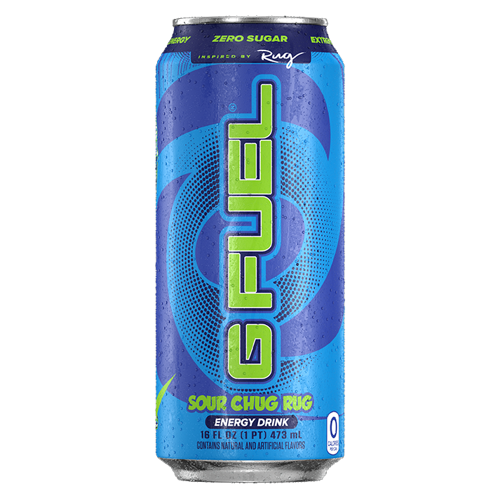 G FUEL| Sour Blue Chug Rug Cans RTD 