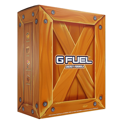 G FUEL| Wumpa Fruit Remastered Collector's Box Tub (Collectors Box) 