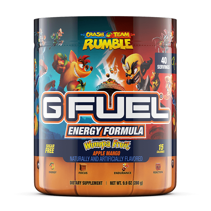 G FUEL| Wumpa Fruit Remastered Collector's Box Tub (Collectors Box) 